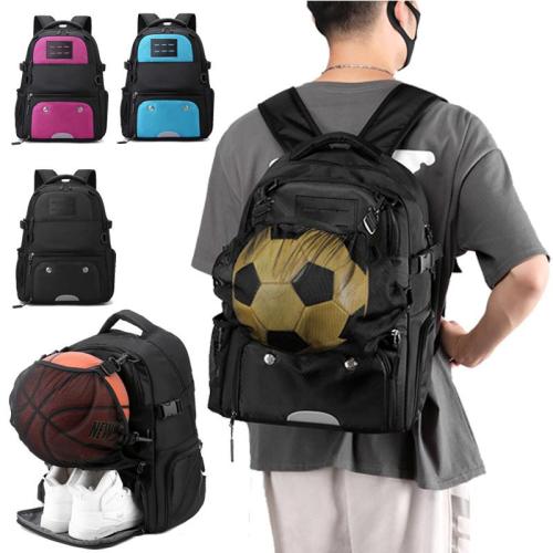 Sports backpack men's splash proof outdoor football bag