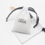 Custom Logo Printing Cotton Linen Drawstring Pouch Small White Muslin Cotton Cosmetic Gift Jewelry Packaging Bag