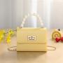 Ladies' bag, crocodile pattern jelly bag, cross-border bag, children's handbag, coin purse, pearl cross-body bag