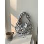 2024 factory wholesale affordable women's bags Stylish Customized Party hand Bag Luxurious colorful sequin bag for girl