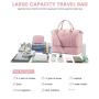 LOVEVOOK fashion quilted luggage durable new design multifunction travel fitness sports gym duffel bags with shoe compartment