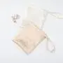 Personalized Single String Silk Satin Jewelry Bag Luxury Drawstring Gift Silk Dust Cosmetic Packaging Bag