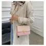 2022 Lady Designer Bags Colorful Glitter Coated Flap Turn-lock Purse Fashion Golden Heart Hardware Strap Sling Messenger