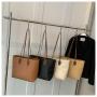 Simple Fashion Ladies Elegant Big Tote Bags Shopping Handbags Women Large Capacity Shoulder Underarm Tote Bag