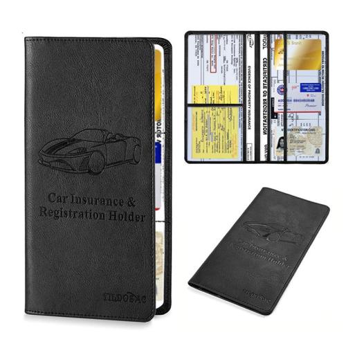 ZR378 Document Bag RFID Travel Passport Jacket Wallet Long Anti-theft Swipe Card Bag Multifunctional Waterproof Handheld Bag