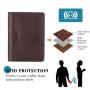 New Style Rfid Wallet bifold Card Holder Genuine Leather Credit Card Holder Wallet Thin Leather Multi Card Organizer Wallet