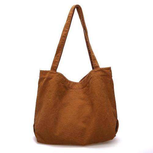 2024 Custom New Style Leisure 16 OZ Canvas Ladies Shoulder Bag Casual Tote Bags For Women's Shopping
