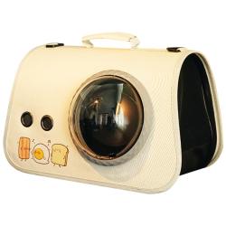 KBW398 Hot Pet Portable Space Capsule Viewing Cat Bag Fashion Handheld Foldable Shoulder Bag Out Backpack Cartoon Pet Bag