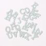 A-Z Pearl Alphabets Mass Stock Colorful Environmental Friendly Fast Delivery 26 Alphabetical Beads Glitter Letter Patches