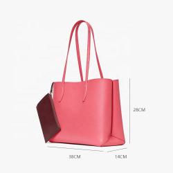 Hot Selling High Quality Classic Faux Leather Womens Tote Bags Supplier Custom Handbags Set Pu Large Womens Purses And Handbags