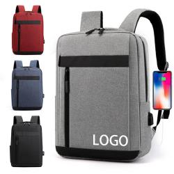 wholesale manufacturer custom logo travel outdoor leisure office computer bagpack for men laptop backpack with usb