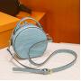2024 Custom Logo Mirror Crocodile Vegan Leather Handbag For Women Round Purse