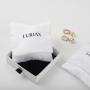 Customized Silk Satin Jewelry Envelope Packing Pouch Luxury Satin Earring Necklace And Bracelet Jewelry Envelope Bag