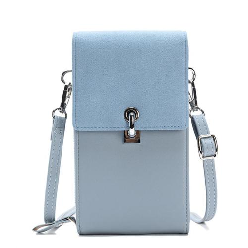 KBW098 New Wholesale Solid Colour Simple Ladies Mobile Phone Bag High Quality PU Shoulder Crossbody Women Bag