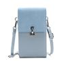 KBW098 New Wholesale Solid Colour Simple Ladies Mobile Phone Bag High Quality PU Shoulder Crossbody Women Bag