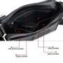 OEM Custom Made Brown Luxury Real Snake Skin Leather Man Laptop Shoulder Weekender Flap Satchel Messenger Bags Handbags