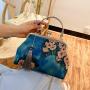 ZWY337 Vintage Fashion Printed Ladies Evening Bag Classic Elegant Mother Gift Handbag New Banquet Party Shoulder Crossbody Bag