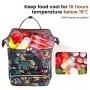 Fashion LOVEVOOK 2023 cooler backpack portable insulated bag for food large 30 cans travel lunch bag picnic women men cooler bag