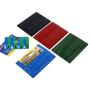 OEM Custom Logo Real Crocodile Pattern Embossed Calf Leather Credit ID Card Holder Slim Wallet