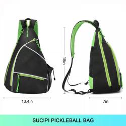 New Design OEM Custom Sports Tennis Racket Pickleball Waterproof Backpack Sling Bag Premium Pickleball Backpack