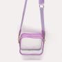 Personalized Transparent Shoulder Bag Clear Approved Clear Stadium Bags with Strap Women Custom PVC Messenger Bags