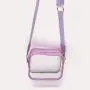 Personalized Transparent Shoulder Bag Clear Approved Clear Stadium Bags with Strap Women Custom PVC Messenger Bags