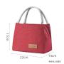 2022 Insulated Lunch Bag Thermal Custom Flamingos Printing Tote Bags Cooler Picnic Food Lunch Box Bag