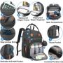 Lovevook Waterproof mommy dad Portable Changing Pad baby diaper bags nappy wet Travel backpacks with Pacifier Case diaper bags