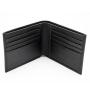 Personalized Leather hand-made minimalist wallet leather wallet card holder RFID compact wallet