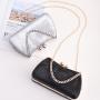 Slap-up hot sale fashion PU texture partygoing custom clutch handbag wedding evening bags for women