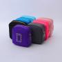 Wholesale Solid Color Stock No MOQ Fashion Cute Pink Custom Logo Letter Patches Nylon Small Pouch Cosmetic Pouch