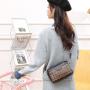 High Quality Vintage Print Pu Leather Crossbody Shoulder Bag for Women Fashionable Square Bag for Ladies bolsas para mujer