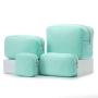 Keymay Spring Hot Sale RTS High Quality Cosmetic Storage organizer Large Makeup Bag Cosmetic Bags Velvet Terry Cosmetic Bag