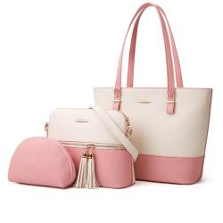 CCF99 Luxury Sac a Shoulder Bags European and American Style 3 in 1 Ladies Tote Bags PU Leather Crossbody Handbag For Women