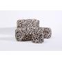 Custom Printing Logo Small Makeup Organizers Bags Travel Leopard Cosmetic Bag Nylon Make-up Bags For Purses