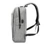 ZR316 2023 USB Charged Computer Bag Three Piece Business Backpack Men's Canvas Bag Student Schoolbag Backpack