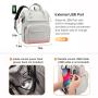 Lovevook 2022 USB 15.6 17 inch large school back pack nylon lightweight girls cute bag work backpack women's laptop backpacks