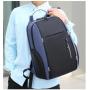 ZWY225 Fashion Casual Outdoor USB Shoulder Bag Men Daily Password Lock Anti-theft Backpack Oxford Wearable Multi-pocket Bag
