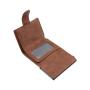 Wholesale Leather Metal Case Wallet Men RFID Blocking Aluminum Card Holder Pop Up Wallet