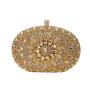 Alloy Flower Diamonds Diamond Encrusted Evening Bag Handbag Female 2024 New Fashion Luxury Clutch Bag