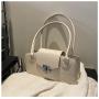 2023 New Pu Solid Women Fashion Handbags Stone Pattern Wholesale Women Handbags Metal Lock Designer Shoulder Bags For Women