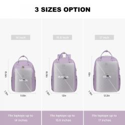 Laptop Backpack for Women Water Resistant Travel Work Backpack Purse Stylish College Bookbag Business Teacher Nurse Computer Bag