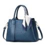 2024 Custom Ladies Fashion High Quality Shoulder Bag PU Leather Large Capacity Women's Tote Handbags With Zipper