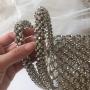 Factory Hollowed Out Handmade Acrylic Beaded Bag Women'S New Portable Shoulder Bag Simple Imitation Pearl Clutch Purse