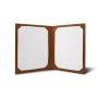 Customized leather restaurant menu covers nice leather menu holder