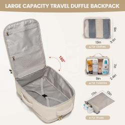 Large capacity carry on LOVEVOOK Backpack with Laptop Compartment 30L Lightweight rich pocket travel laptop backpacks for women