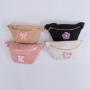 Winter Sherpa Fleece Crossbody Waist Bag Belt Fuzzy Teddy Fanny Packs Small Large Size Cream Pink Black Brown Teddy Waist Pack