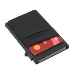 In stock metal card case pop up wallet holder slim rfid aluminum card holder case