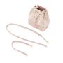 Elegant Ladies Pu Leather Handbags Factory Straw String Women Designer Bucket Bags Elegant Women Shoulder Bag Cross Body Bag