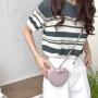 New PU frosted alien cross chain bag female niche design mini mouth red envelope cute macaron heart bag